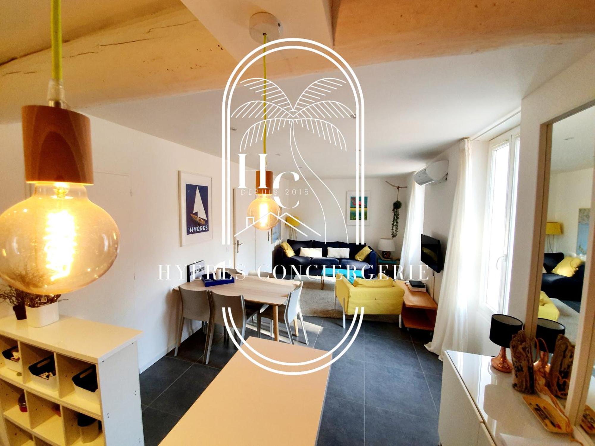 Petit Moulin-T3 Giens-Clim-Parking Apartment Hyeres Luaran gambar