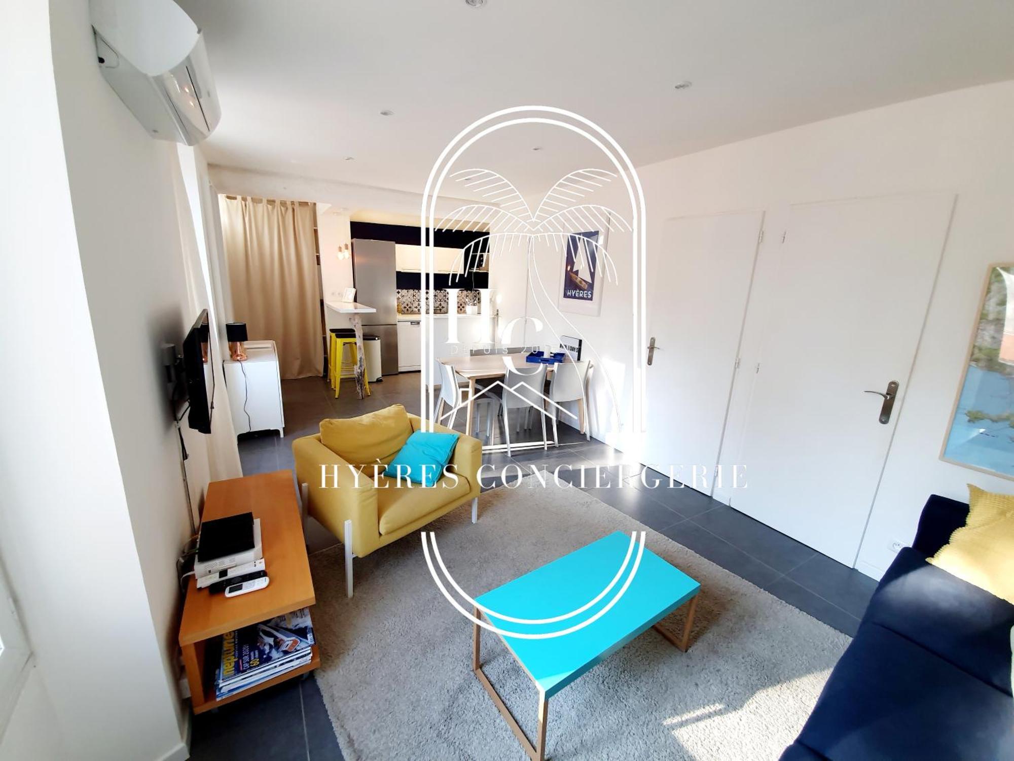 Petit Moulin-T3 Giens-Clim-Parking Apartment Hyeres Luaran gambar