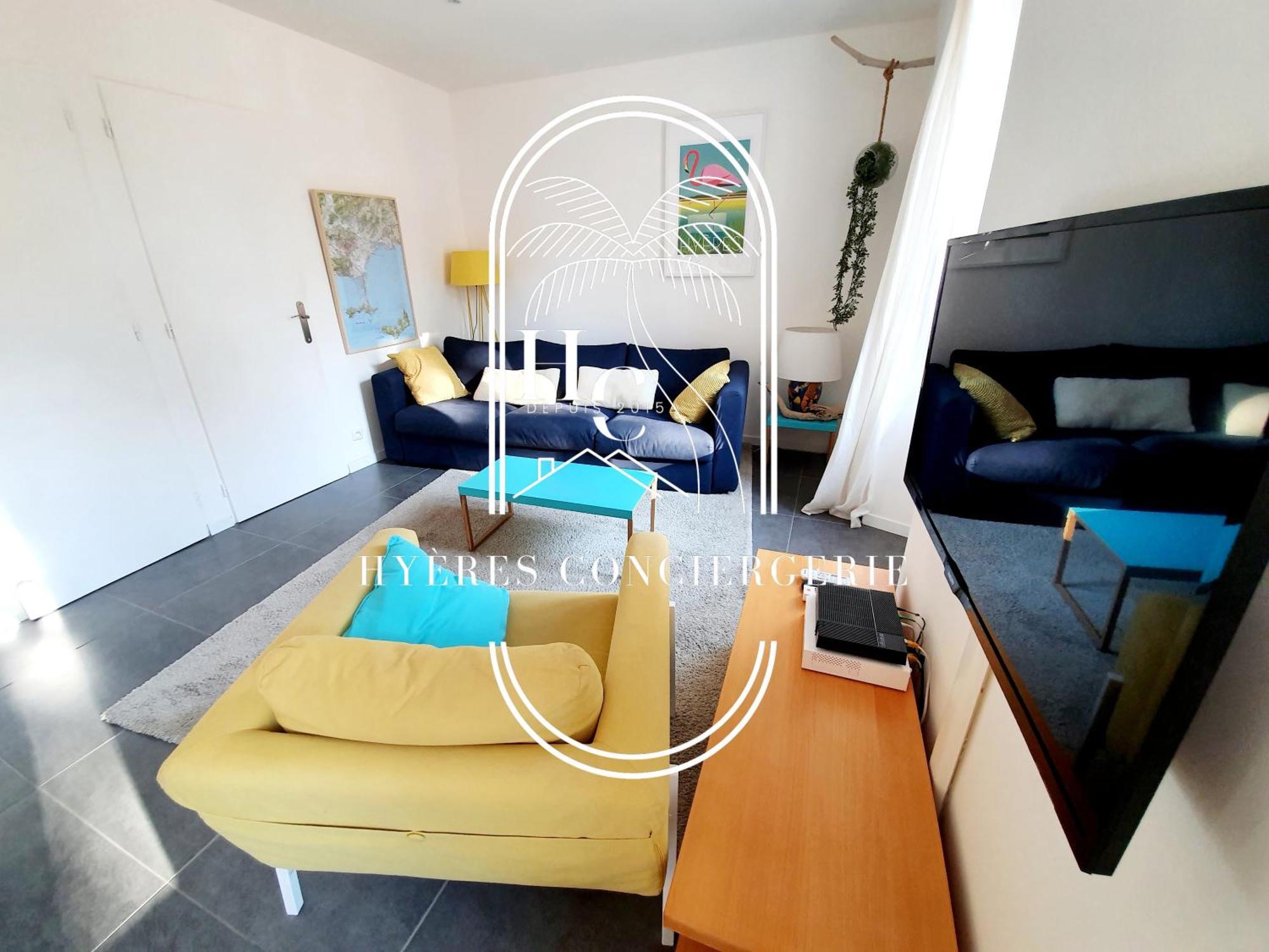 Petit Moulin-T3 Giens-Clim-Parking Apartment Hyeres Luaran gambar