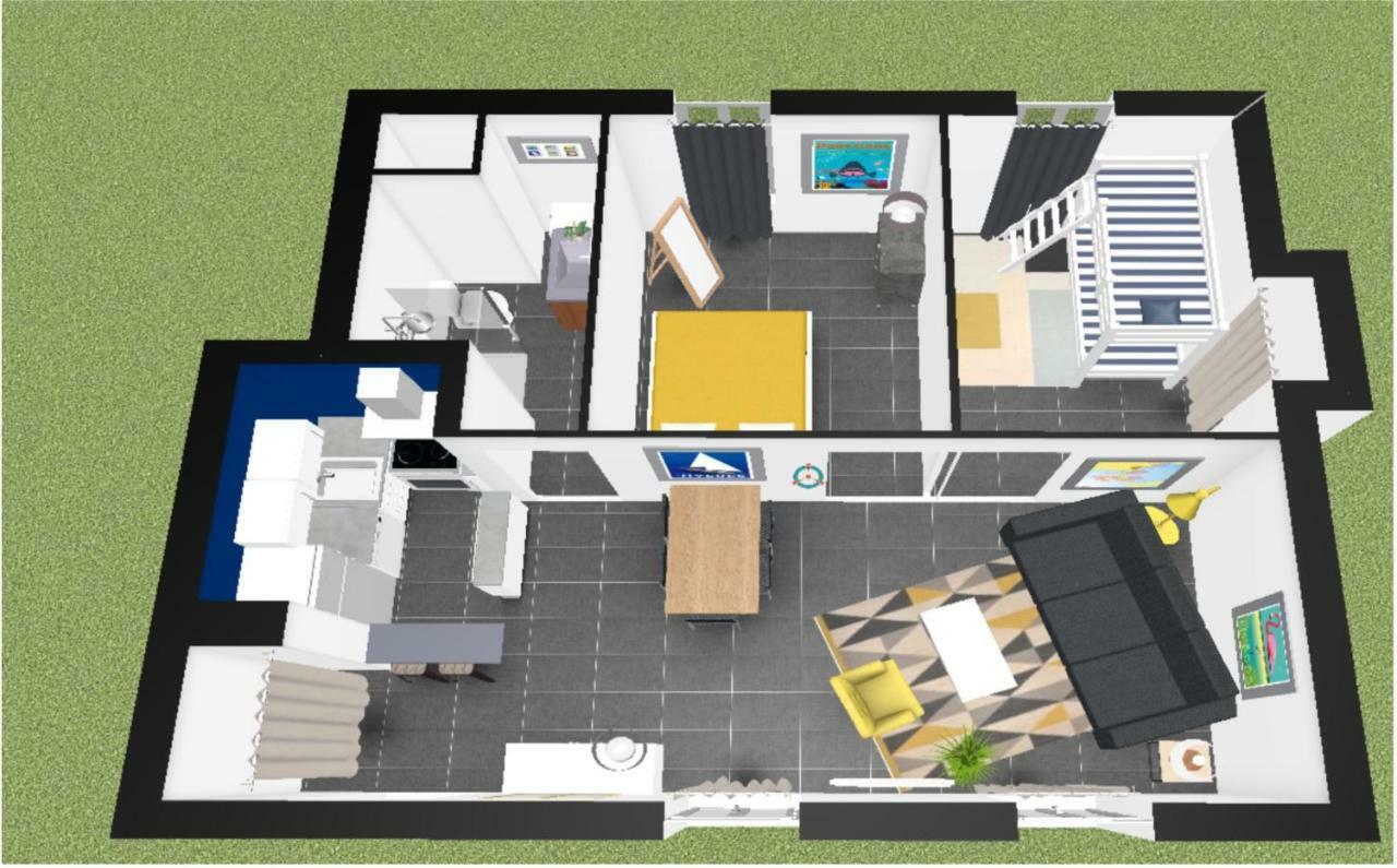 Petit Moulin-T3 Giens-Clim-Parking Apartment Hyeres Luaran gambar
